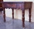 French 19th Century Writing Table on Wheels Carved Walnut Desk For Sale - Image 11 of 18