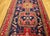 Early 20th Century Vintage Persian Hamadan Gallery Rug, Hand-Knotted Wool, Geometric Bird Motifs Design, Navy & Red, 5’ X 11’ For Sale - Image 5 of 14