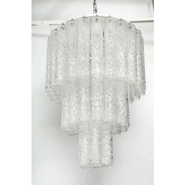 Murano Glass Tube Chandelier For Sale In New York - Image 6 of 9
