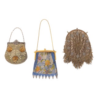Collection of Three Art Deco Handbags For Sale