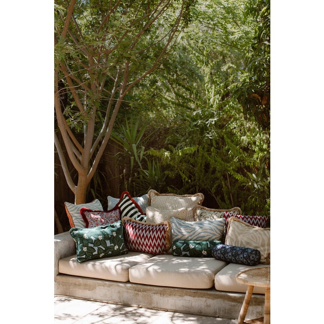 Palais Outdoor Cushion Amina Sand, 20x12 Inch For Sale - Image 9 of 12