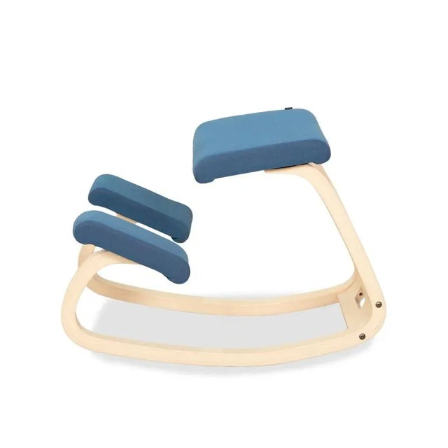 Blue Kneeling Chair in Fabric by Peter Opsvik for Variable For Sale - Image 12 of 13