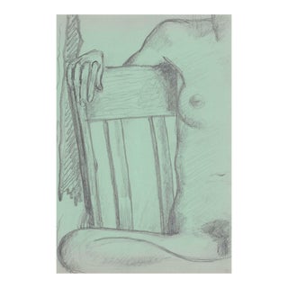 1970s James Bone Seated Female Nude For Sale