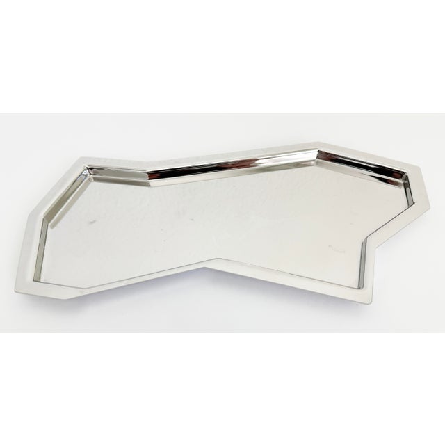 Silver Alessi ‘Clouds Root’ Tray by Wang Shu - Discontinued For Sale - Image 8 of 10