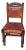 On Hold - Vintage 1966 Spanish Hand Carved Walnut and Tooled Leather Chair For Sale