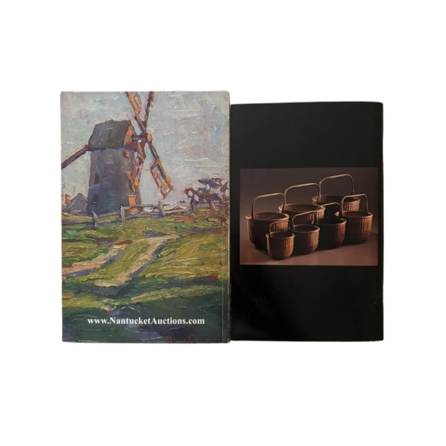 Black Nantucket Lightship Baskets & Auction Books For Sale - Image 8 of 8