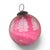 Late 20th Century Cranberry Glass Kugel-Style Botanical Christmas Ornaments, Set of 3 For Sale - Image 15 of 18
