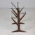Mid Century Mahogany Side Table With Magazine Rack and Brass Detail For Sale - Image 4 of 11