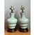 Vintage Celedon Crackle Glazed Ceramic Table Lamps - a Pair For Sale - Image 11 of 12
