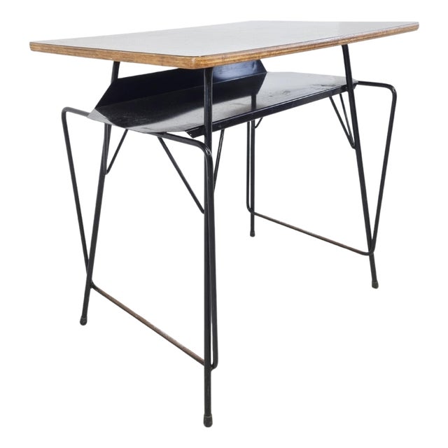 Vintage Desk by Willy Van Der Meeren for Tubax, 1950s For Sale