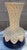 Victorian 19th-Century Thomas Forester & Sons Sanded Majolica Cobalt Pattern 46 Vase For Sale - Image 3 of 8
