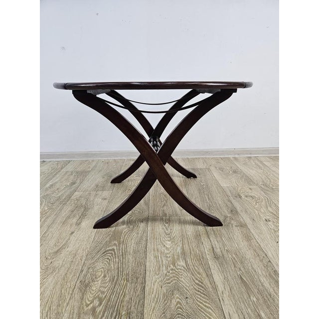 Vintage Mahogany Table, England, 1970s For Sale - Image 6 of 11