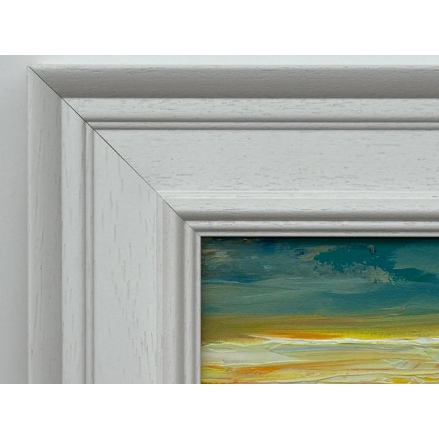 Afterglow - Miniature Abstract Landscape Art Study by Contemporary Artist 2025 For Sale - Image 10 of 11