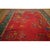 Antique Art Deco Room Size Wool Coral, Green Rug, Circa Date: 1920s. This exceptional piece captures the transitional...