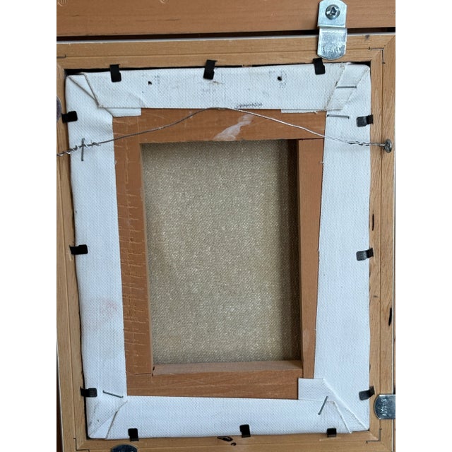 Late 20th Century Impressionist Paris Cityscape, Eiffel Tower From the Seine -- Oil on Canvas For Sale - Image 13 of 14