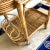 Mid 20th Century Mid Century Pencil Reed Rattan Bar Cart For Sale - Image 5 of 10