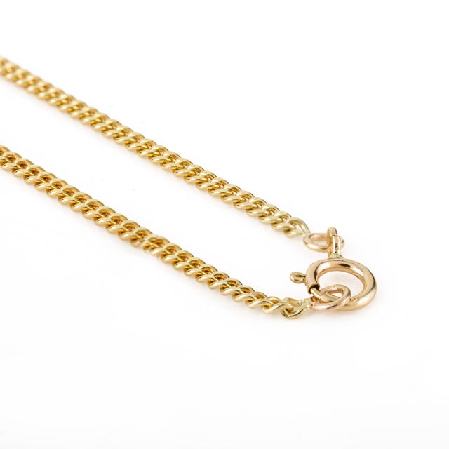 Metal East West Set 1.58 Ct Ruby Birthstone Necklace With Diamonds in 14k Gold- 16 Inch For Sale - Image 7 of 14