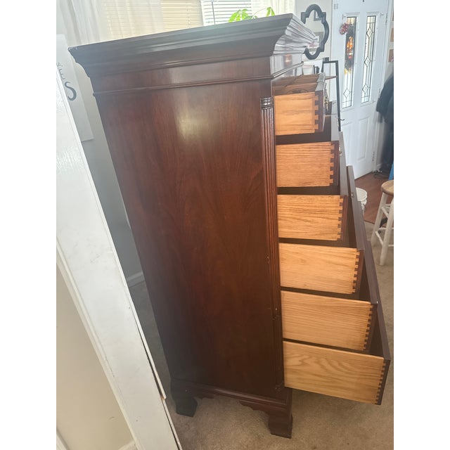 American Henkel Harris Mahogany 175/29 High Chest For Sale - Image 3 of 10