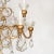 Traditional Traditional Gilt Metal Crystal Drop Chandelier For Sale - Image 3 of 10