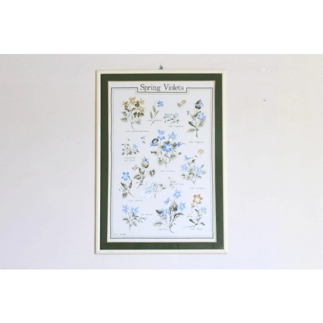 Vintage Flower Chart, 1960s For Sale - Image 12 of 12