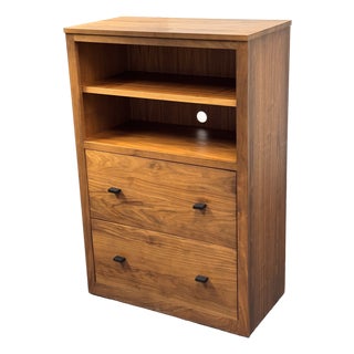 Room & Board Woodwind Double File Drawer Bookcase For Sale