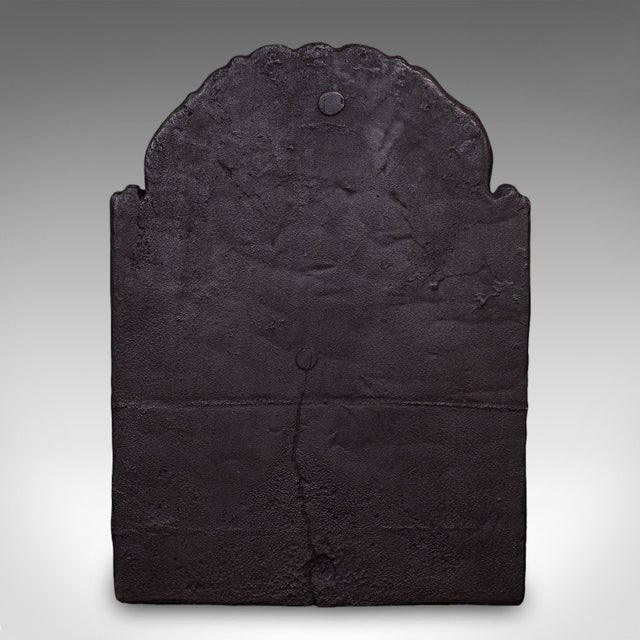 Antique Church Refectory Fire Back, English Fireplace Reflector, Victorian, 1890 For Sale - Image 4 of 8