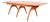 Heywood Wakefield Mid-Century Modern Solid Maple Wishbone Extension Dining Table, Newly Refinished For Sale