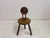 French Carved Oak Chair in the style of Charles Dudouyt, 1950s For Sale - Image 11 of 15