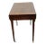 Late 19th Century Antique English Sheraton Rosewood Satin Wood Banded Pembroke Drop Leaf Table For Sale