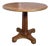 Vintage Neoclassical Henredon Round Solid Wood Side Table For Sale
