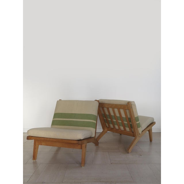 Mid-Century Modern Scandinavian Model GE-370 Armchairs by Hans J. Wegner for Getama, Denmark, 1960s, Set of 2 For Sale - Image 3 of 16