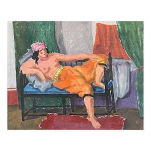 Lounging Nude in Marrakesh by Salvatore Pinto (American, 1905-1966)