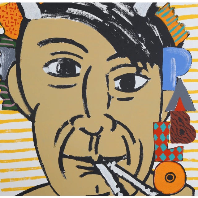 Seymour Chwast Pablo Picasso Screenprint, signed and numbered in pencil Edition: 200 Size: 44 x 30 in. (111.76 x 76.2 cm)