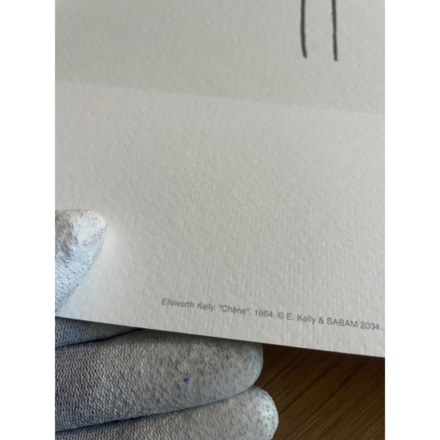 Ellsworth Kelly (1923-2015), Chêne, 1964, Copyright e.kelly & Sabam 2004, Printed in Belgium, 2000s, Paper