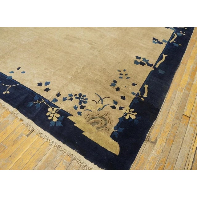 Textile Early 20th Century Chinese Peking Carpet ( 9'3'' x 14'3'' - 282 x 435 ) For Sale - Image 7 of 9