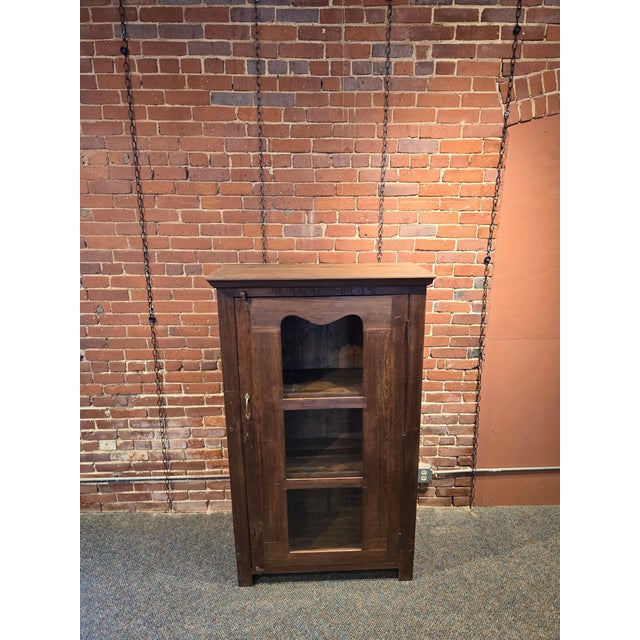 2000 - 2009 Solid Reclaimed Wood Curio Cabinet For Sale - Image 5 of 6
