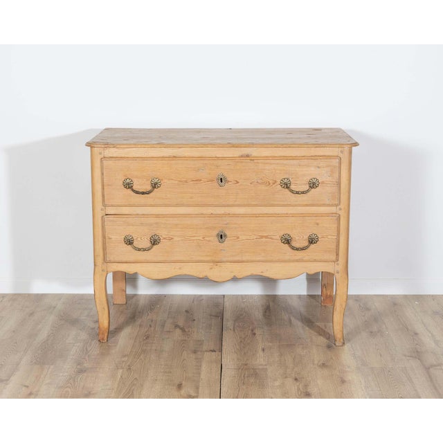 18th-Century Provincial Two-Drawer Commode For Sale - Image 4 of 8