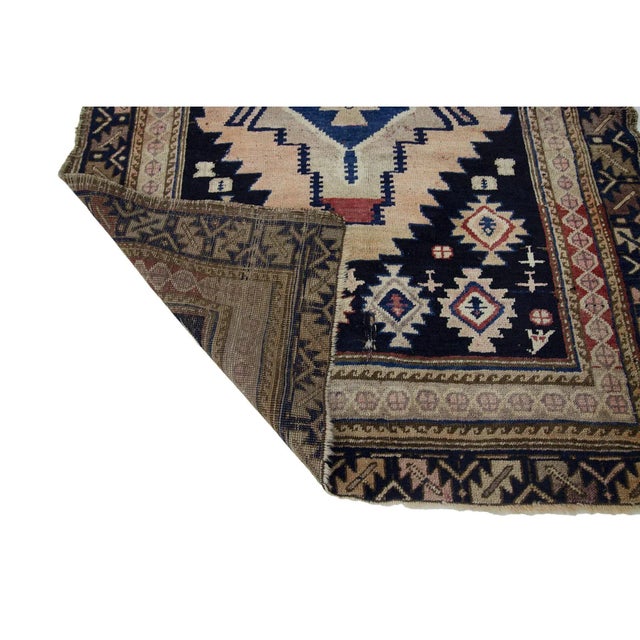 Mid 20th Century Vintage Mid Century Caucasian Rug For Sale - Image 5 of 7