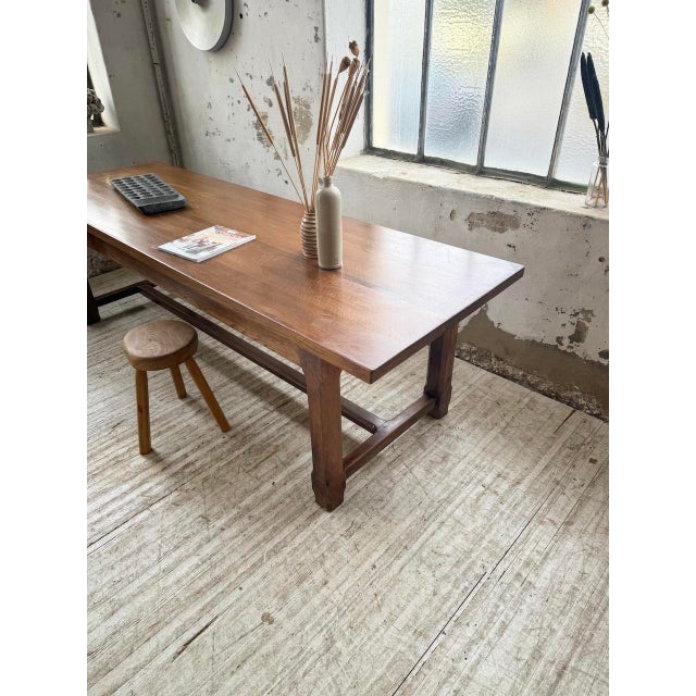 Oak Farmhouse Table, 1950s For Sale - Image 18 of 18