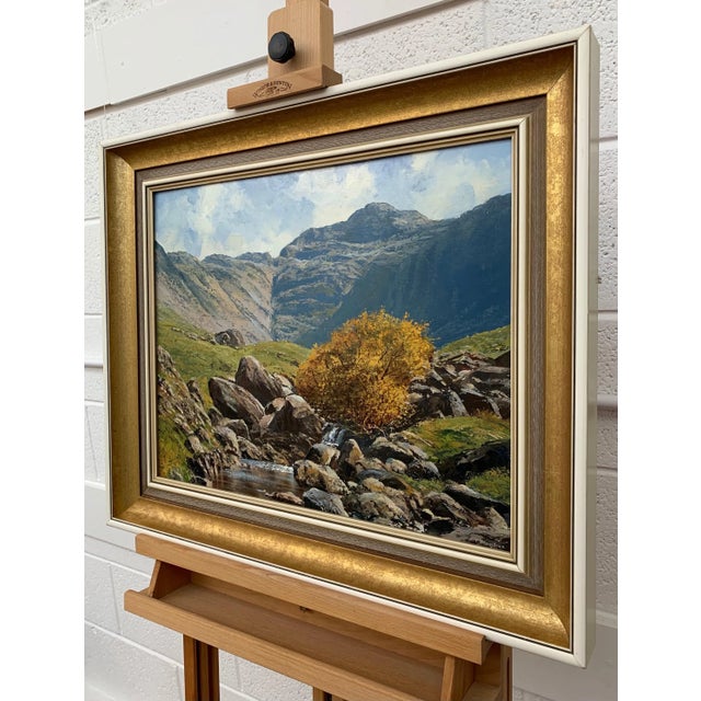Vintage Oil Painting of the English Lake District by Modern British Landscape Artist, 1986 For Sale - Image 9 of 13