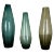 Turmalin Vases attributed to Wilhelm Wagenfeld for WMF, Germany, 1960s, Set of 3 For Sale