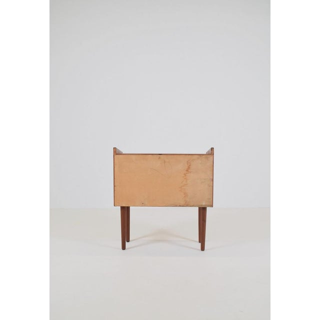 Danish Teak Chest of Drawers with Three Drawers, 1960s For Sale - Image 6 of 7