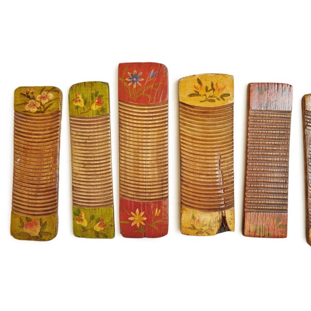 Mid 20th Century Vintage Mid 20th Century Painted Chinese Washboard For Sale - Image 5 of 8