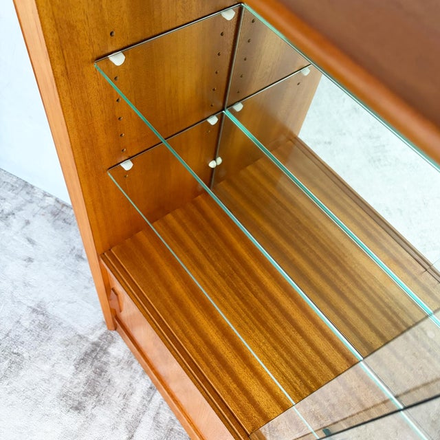 Teak Glazed Display Cabinet by Herbert Gibbs, 1960s For Sale - Image 6 of 11