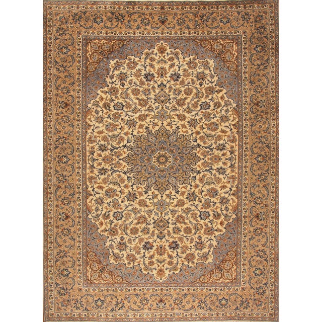 Middle Eastern Hand-Knotted Rug For Sale