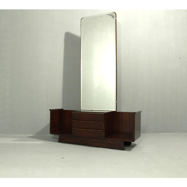 Chest of Drawers with Mirror, 1950s For Sale - Image 4 of 14