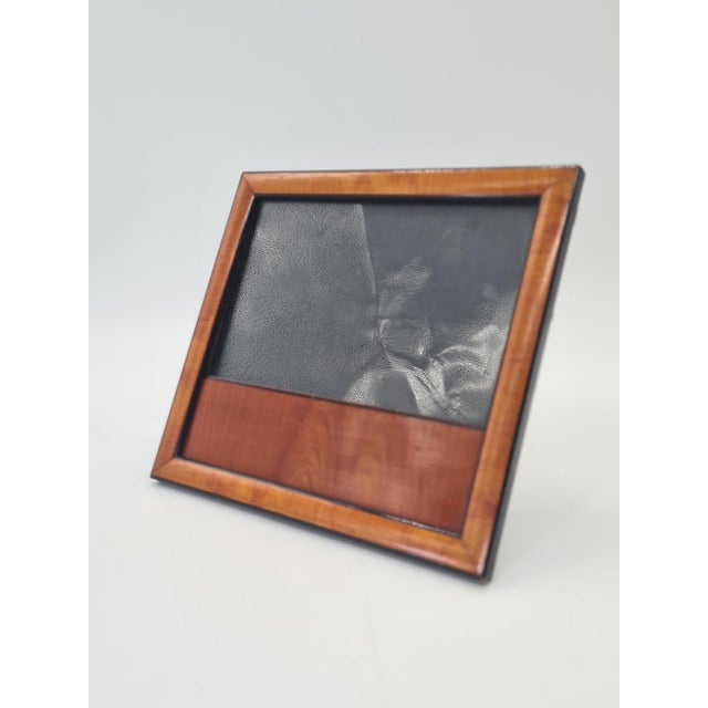 Wood Frame with Decorative Veneer, 1940s For Sale - Image 7 of 10