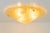 2000 - 2009 Clear and Golden Murano Glass Flush Mount with Brass Base from Sylcom Lighting, 1990s For Sale - Image 5 of 18