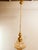Brass and Amber Glass Lantern For Sale - Image 4 of 16