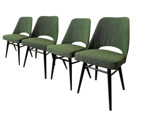 Dining Chairs by Radomir Hoffman for Ton, 1950s, Set of 4